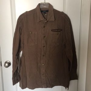 Sean John Corduroy Button Down Shirt